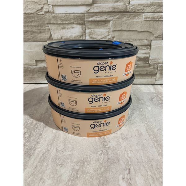 Pack of 3 Diaper Genie Refills