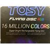 Image 2 : TOSY Flying Disc RGB Frisbee - 16 Million Colors