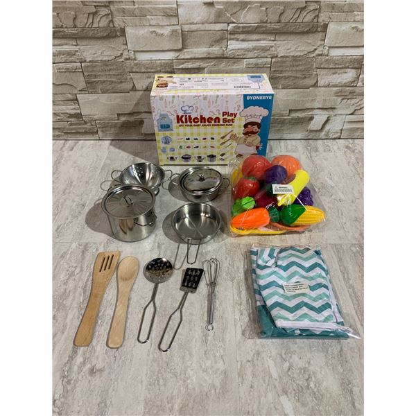 BYONEBYE Kitchen Play Set for Kids