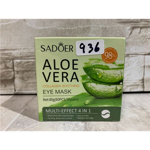 Sadoer Aloe Vera Collagen Soothing Eye Mask - 60 PCS