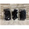 Image 2 : 3 Pcs Black Fishnet Stocking for Women - One Size Fits All