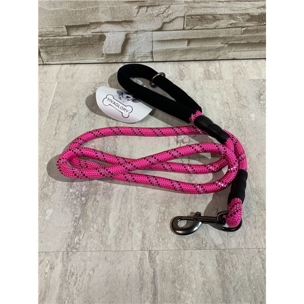 VIVAGLORY Strong Rope Dog Leash - Pink