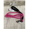 Image 1 : VIVAGLORY Strong Rope Dog Leash - Pink