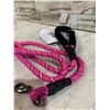 Image 3 : VIVAGLORY Strong Rope Dog Leash - Pink