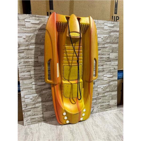 Pelican Sturdy Plastic Toboggan Snow Sled