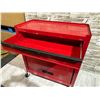 Image 6 : Metal Light Duty 2-Drawer Tool Box on Wheels