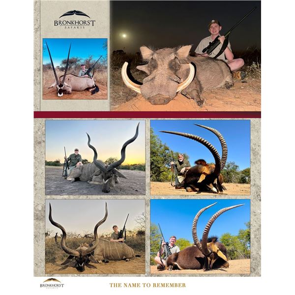 10 - Day Luxury African Safari for 2 Hunters (2x1)