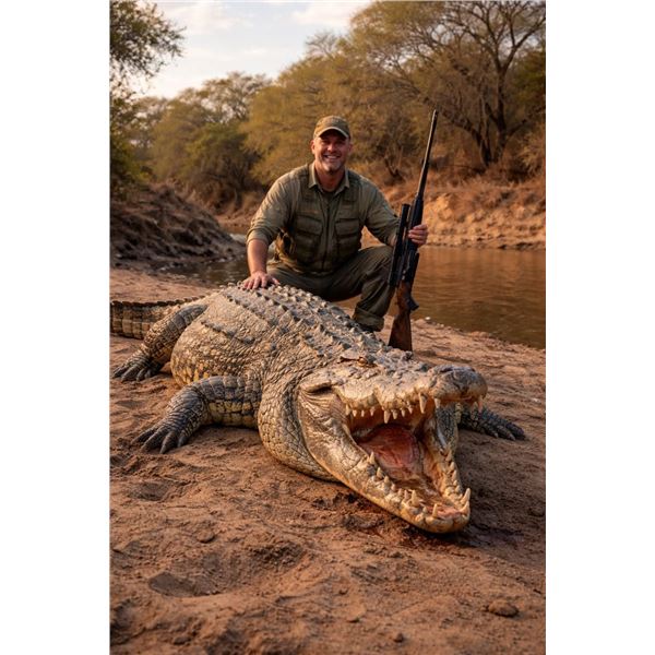 10 - Day Crocodile Safari for 2 Hunters (2x1)