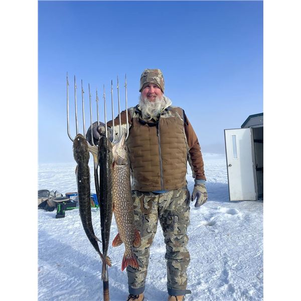 3-Day North Dakota Ice Fishing Trip for 2 Anglers
