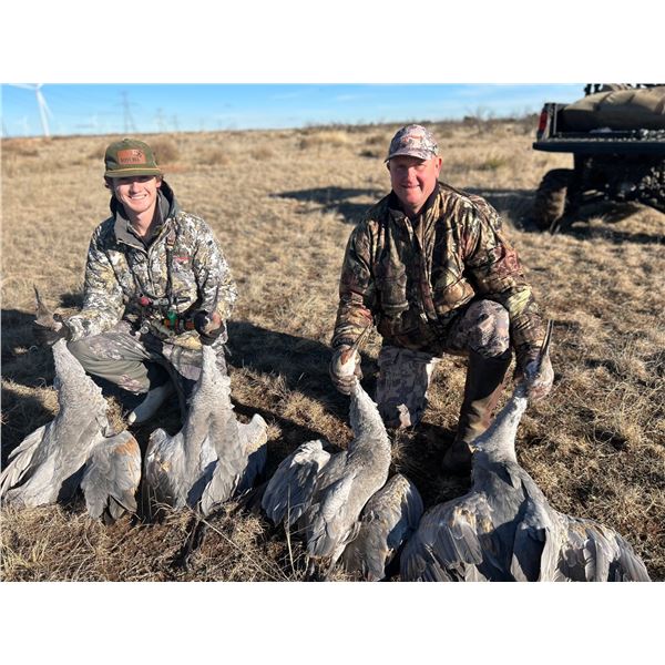 3-Day Sandhill Crane Hunt in Texas for 2 Hunters