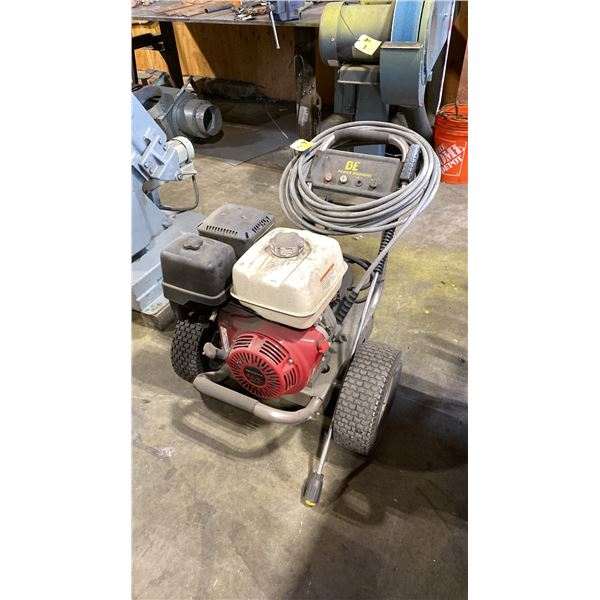 B.E POWER EQUIPMENT HEAVY DUTY GAS POWERED PRESSURE WASHER WITH WAND, HOSE & HONDA GX 390 ENGINE