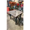 Image 3 : 2" THICK METAL TOP SHOP WORK TABLE