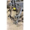 Image 2 : ANDERSON 40 METAL MATERIAL ROLLER STAND & STEEL FRAMED 4 WHEEL FLAT DOLLY