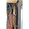 Image 4 : GROUP OF ASSORTED ROPE, AIR HOSE, LIFTING STRAPS & HEAVY DUTY ELECTRICAL CORDS