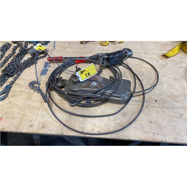 HEAVY DUTY MANUAL PULLING/LIFTING HOIST & COME-ALONG