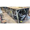 Image 1 : GROUP OF 4 STEEL SAWHORSES APPROX 3.5"W X 3' 8" H