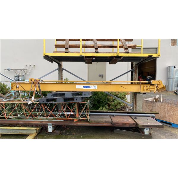 SPANCO 2T JIB CRANE APPROX 15'L