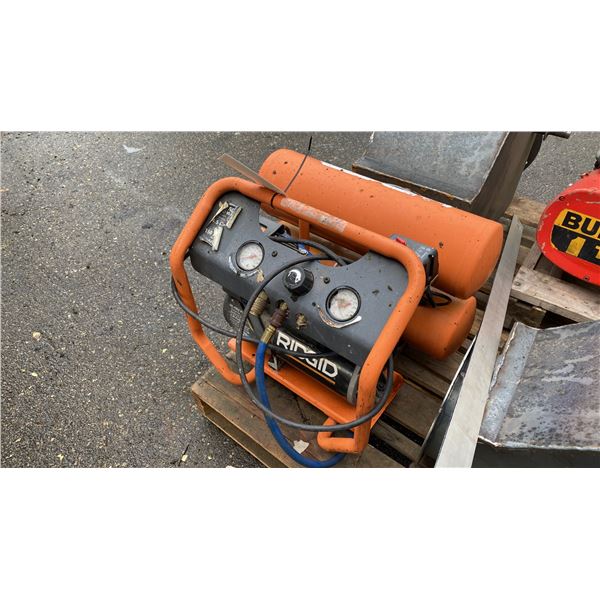 RIDGID 0F45150A 4.5-GALLON TWIN-STACK PORTABLE AIR COMPRESSOR