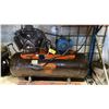 Image 1 : DEVILBISS VAG-5006 INDUSTRIAL ELECTRIC HORIZONTAL AIR COMPRESSOR