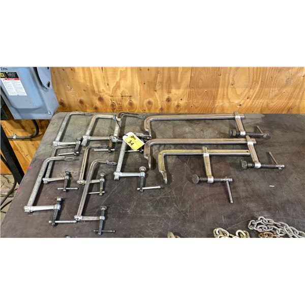 6 BESSEY, 4 STRONGHAND & 1 JET WELDERS CLAMPS