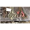Image 2 : GROUP OF 4 ASSORTED HEAVY DUTY LIFTING CHAINS