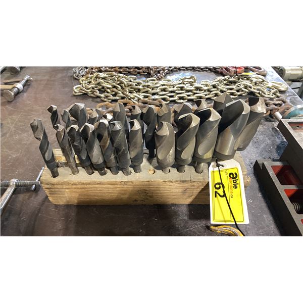 ASSORTED HEAVY DUTY DRILL BITS