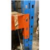 Image 2 : 3 BAYS OF BLUE/ORANGE INDUSTRIAL PALLET RACKING INCLUDING 4 UPRIGHT, 24 CROSS BARS
