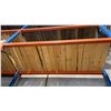 Image 4 : 3 BAYS OF BLUE/ORANGE INDUSTRIAL PALLET RACKING INCLUDING 4 UPRIGHT, 24 CROSS BARS