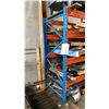 Image 4 : SINGLE BAY BLUE/ORANGE INDUSTRIAL PALLET/MATERIAL RACKING INCLUDING 2 UPRIGHT, 8 CROSS BARS