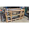 Image 1 : 18 GAUGE 4' PLATE ROLLER IN WOODEN BOX APPROX 5' 8"L X 2.5'D X 4'H