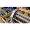 Image 3 : 18 GAUGE 4' PLATE ROLLER IN WOODEN BOX APPROX 5' 8"L X 2.5'D X 4'H