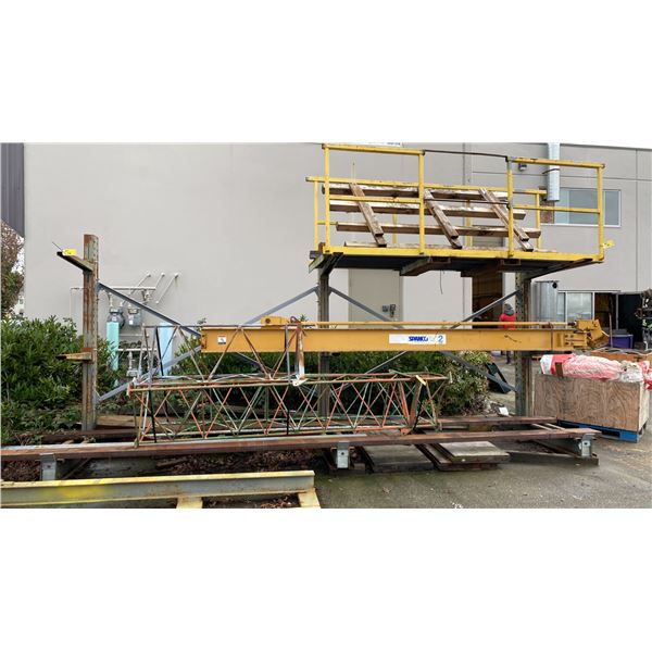 CANTILEVER HEAVY DUTY MATERIAL STORAGE RACK APPROX 18'L X 5.5'D X 8'H *CONTENTS NOT INCLUDED*