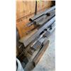 Image 3 : ASSORTED BRAKE DIES ON RACK WITH ASSORTED STEEL COMPONENTS