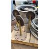 Image 4 : 3 MATERIAL ROLLER STANDS, EXHAUST FAN & BARREL LID LOCKS