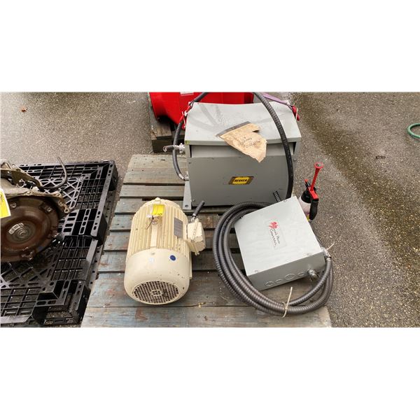3 PHASE CONVERTER KIT- PHOENIX PHASE CONVERTER, BEAVER TRANSFORMER & 10HP ELECTRIC MOTOR