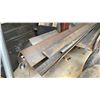 Image 5 : LARGE QUANTITY OF ASSORTED STEEL STOCK MATERIAL- I BEAM, ANGLE IRON, FLAT BAR, HOLLOW ROUND, MOSTLY