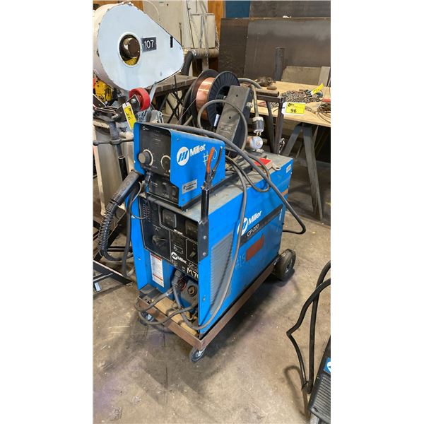 MILLER CP-200 CONSTANT VOLTAGE DC ARC WELDING POWER SOURCE WITH MILLER 75 SERIES MIG WELDER