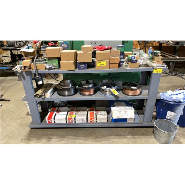 METAL 3 TIER STORAGE SHELF *CONTENTS NOT INCLUDED, LAST DAY PICKUP*