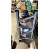 Image 3 : METAL 3 TIER STORAGE SHELF *CONTENTS NOT INCLUDED, LAST DAY PICKUP*
