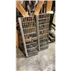 Image 1 : PAIR OF GALVANIZED CHECKER PLATE STEEL GRATES