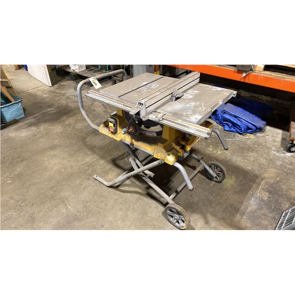 RIDGID R4513 PORTABLE JOBSITE TABLE SAW WITH STAND