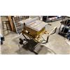Image 2 : RIDGID R4513 PORTABLE JOBSITE TABLE SAW WITH STAND