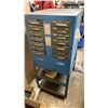 Image 2 : LARGE ASSORTMENT OF DIES FOR INDUSTRIAL PUNCH MACHINES IN BLUE METAL CABINET