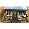 Image 3 : LARGE ASSORTMENT OF DIES FOR INDUSTRIAL PUNCH MACHINES IN BLUE METAL CABINET