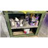 Image 4 : METAL PAINTERS CABINET WITH CONTENTS