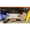 Image 3 : 2- 4 WHEEL FLAT DOLLIES, MAGNETIC FLOOR SWEEPER & 2 TARPS