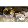 Image 9 : CONTENTS OF 4 SHELVES INCLUDING BOTTOM- SHOP HARDWARE, FASTENERS & ASSORTED SHOP SUPPLIES