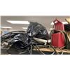 Image 3 : CONTENTS OF 4 SHELVES INCLUDING BOTTOM-WIRE, ELECTRICAL COMPONENTS, LIFTING STRAPS, RATCHET STRAPS,