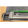 Image 2 : JET 36" LARGE ALUMINUM INDUSTRIAL PIPE WRENCH & 24" METAL PIPE WRENCH