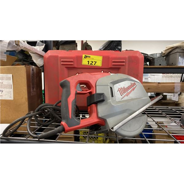 MILWAUKEE 8" METAL SAW WITH CASE